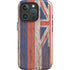 Hawaiian Flag Dark Wood iPhone 16 Pro Impact Case